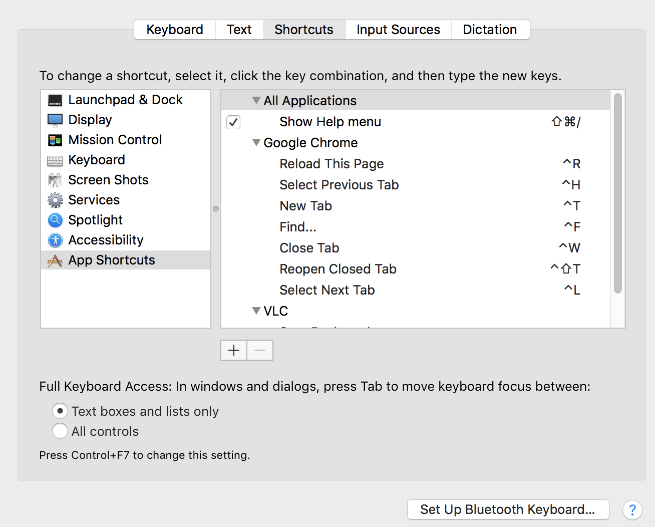 short cut key for reloading a page in google chrom mac